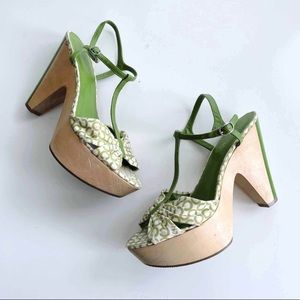 Vintage Coach Platform Shoes (Size 8)